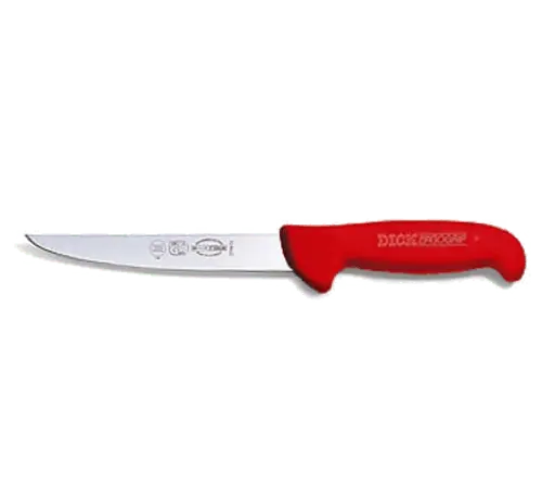 F.Dick Ergogrip Red 7-Inch Wide Boning Knife | Denson Cfe 1