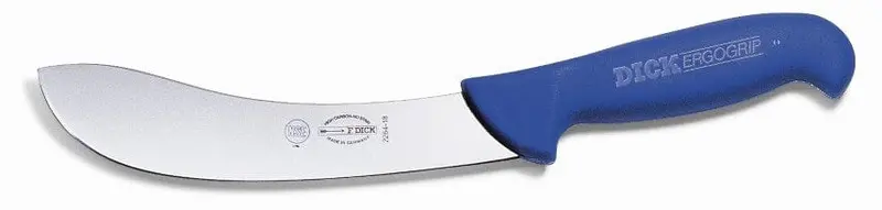 F.Dick Ergogrip Skinning Knife – 7" Blue Ergonomic Handle | Denson Cfe 1