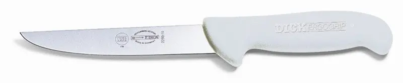 F.Dick Ergogrip White 6-Inch Wide Boning Knife | Denson Cfe 1