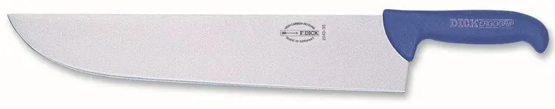 F.Dick Ergogrip Wide-Blade Butcher Knife – 14" Extra-Broad Cutting Surface | Denson Cfe 1