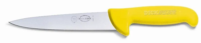 F.Dick Ergogrip Yellow 7-Inch Sticking Knife | Denson Cfe 1