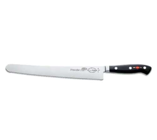 F.Dick Premier Eurasia 10-Inch Serrated Utility Knife – Wide-Blade Black Forged Steel | Denson Cfe 1