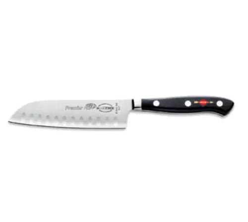 F.Dick Premier Eurasia Santoku Knife – 5.5-Inch Kullenschliff Black Blade | Denson Cfe 1