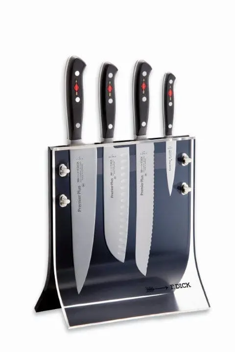 F.Dick Premier Plus 4-Piece Knife Gift Set – Santoku, Chef, Bread & Paring Knives | Denson Cfe 1