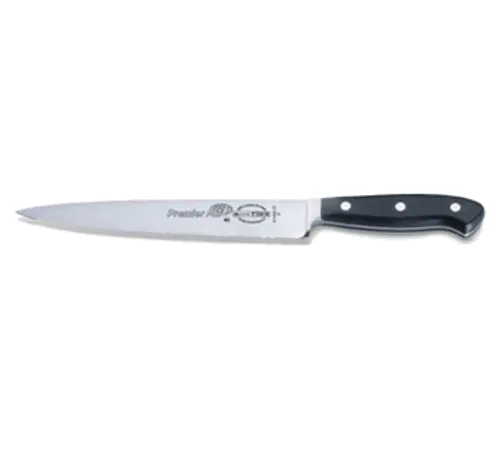 F.Dick Premier Plus 8.5-Inch Serrated Carving Knife – Black Forged Blade For Even Slicing | Denson Cfe 1