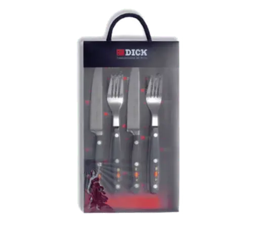 F.Dick Premier Plus Gift Set – 2 Knives + 2 Forks In Elegant Packaging | Denson Cfe 1
