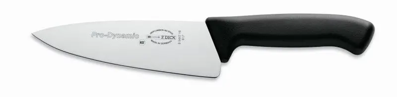 F. Dick Prodynamic Chef Knife – 6.5", Sleek Black Handle, Versatile All-Purpose Blade (8544716) 1