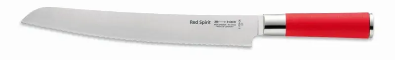 F.Dick Red Spirit 10-Inch Serrated Bread Knife – Red Handle | Denson Cfe 1