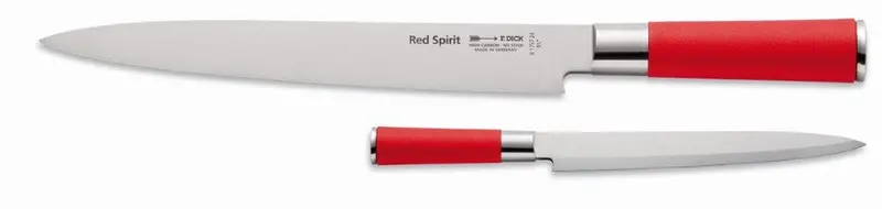 F.Dick Red Spirit 9.5-Inch Yanagiba Knife – Traditional Sushi & Sashimi Blade | Denson Cfe 1