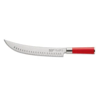 F.Dick Red Spirit "Hektor" Butcher Knife – 10-Inch Kullenschliff Blade For Precision Slicing | Denson Cfe 1