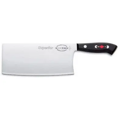 F.Dick Superior 7-Inch Black Chinese Chef Knife (Chopper) – Model 8440618 | Denson Cfe 1