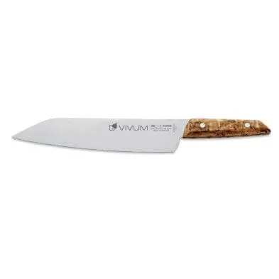 F.Dick Vivum Chef Knife – 8-Inch Forged Blade With Comfort-Fit Birch Handle | Denson Cfe 1