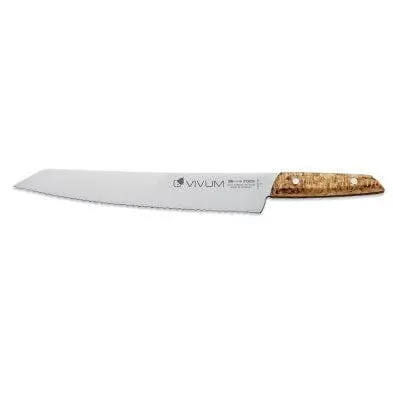F.Dick Vivum Serrated Bread Knife – 10-Inch High-Performance Blade, Birch Grip | Denson Cfe 1
