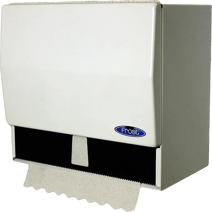 Frost 101 White Paper Towel Dispenser – Wall-Mounted, Foodservice Use 1