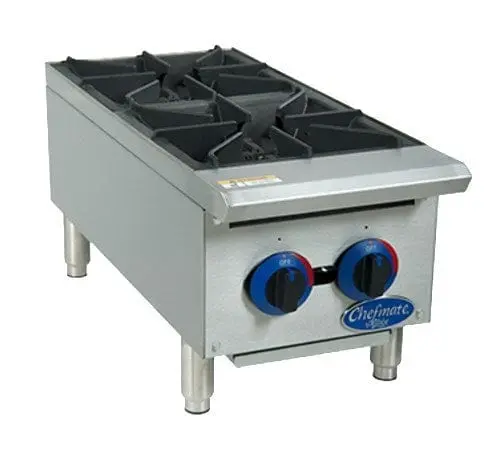 Globe C12Ht 12" Stainless Steel Gas Hot Plate – 50,000 Btu, Chefmate Series | Denson Cfe 1