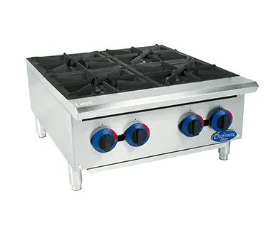 Globe C24Ht Chefmate 24" Stainless Steel Gas Hot Plate – 100,000 Btu Output 1