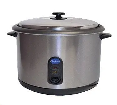 Globe Countertop Rice Cooker – Built-In Thermostat, 25 One-Cup Servings, 120V | Denson Cfe 1