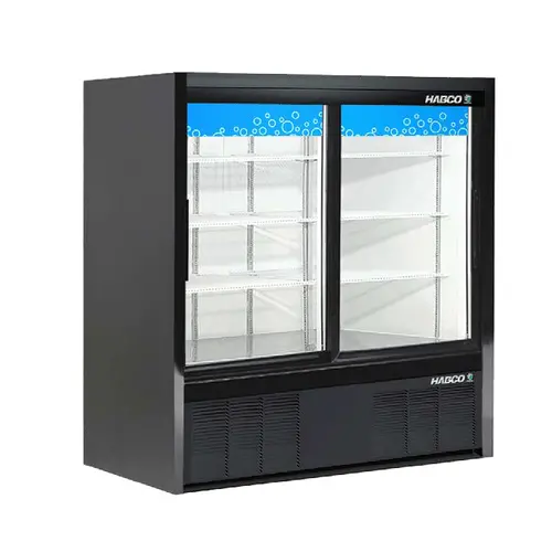 Habco Esm14Sl48Hc Dual-Section Sliding-Door Impulse Merchandiser 1