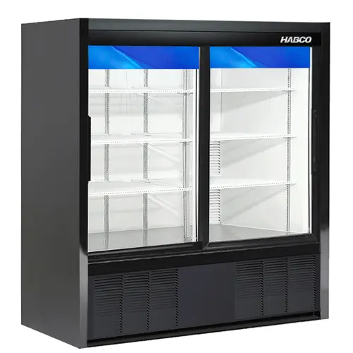 Habco Esm14Sl54Hc Dual-Section Sliding-Door Impulse Merchandiser 1
