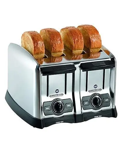 Hamilton Beach 24850 4-Slice Pop-Up Toaster With Smart Bagel Mode – 120V 1