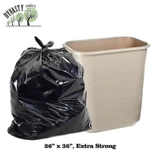 Heavy-Duty Black Garbage Bags – 100 Count, 30" X 38", Extra-Strong Construction 1