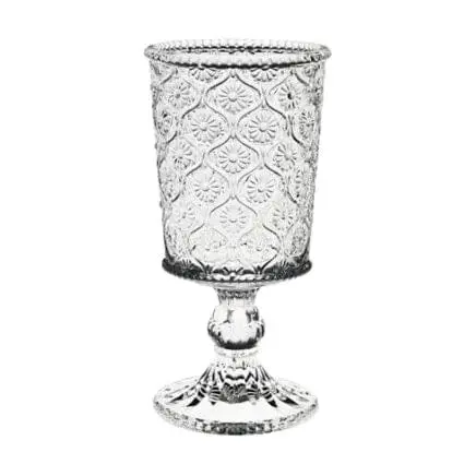 Hospitality Brands Cameo 8 Oz Goblet Glass – Stylish Stemware By Forum Glass 1