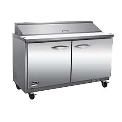 Ikon Isp48M Mega-Top Refrigerated Prep Table – 48.2-Inch Work Surface With Dual Access Doors | Denson Cfe 1