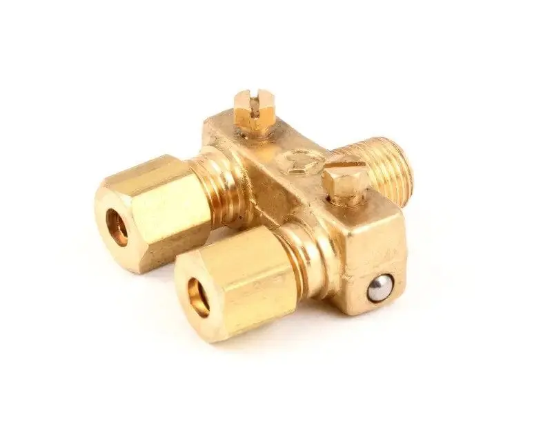 Imperial Dual Pilot Valve – 3/16" Compression X 18" Male Pipe Thread 1
