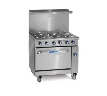 Imperial Ir-G36T-E 36-Inch Electric Range With Built-In Griddle – 3-Phase, 208V 1