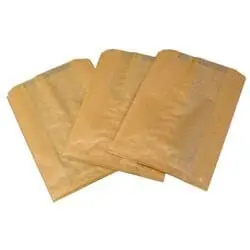 Kl260 Kraft Waxed Sanitary Napkin Bag – 7.5" × 3.5" × 10.25" (500/Case) | Denson Cfe 1