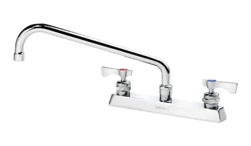 Krowne 15-512L Deck-Mount Commercial Faucet With 12" Swing Spout | Denson Cfe 1