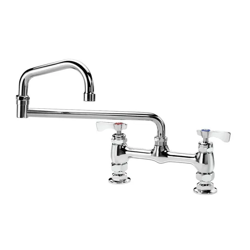 Krowne 15-818L Deck-Mount Commercial Faucet With 18-Inch Swivel Spout | Denson Cfe 1
