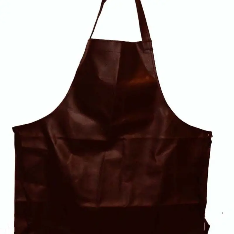 Magnum Mag30976 Vinyl Bib Apron – Brown, 27" × 30", Heavy-Duty | Denson Cfe 1