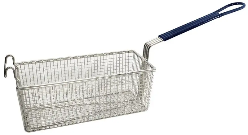 Magnum Mag5670 Fryer Basket – 13" X 5-3/8" X 5-5/8", Blue Heavy-Duty Mesh | Denson Cfe 1