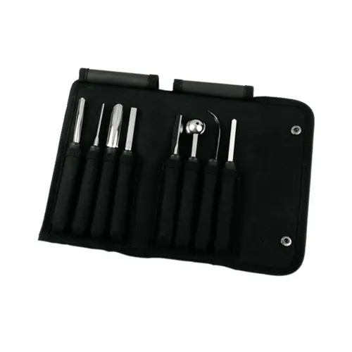 Mercer Culinary M15990 Garde Manger Garnish Kit – 9-Piece With Carrying Case 1