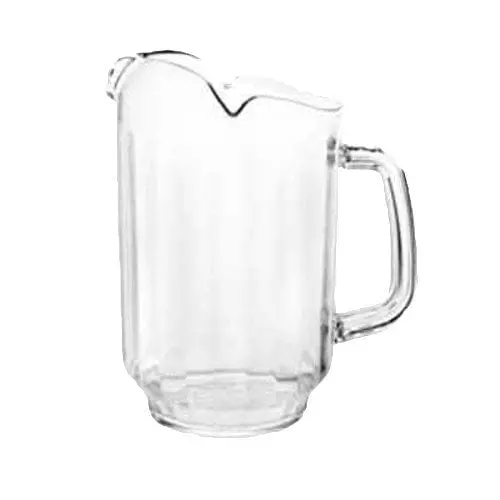 Nsf-Certified 64-Ounce Polycarbonate Water Pitcher – Triple-Spout, Bpa-Free, Commercial Use | Denson Cfe 1