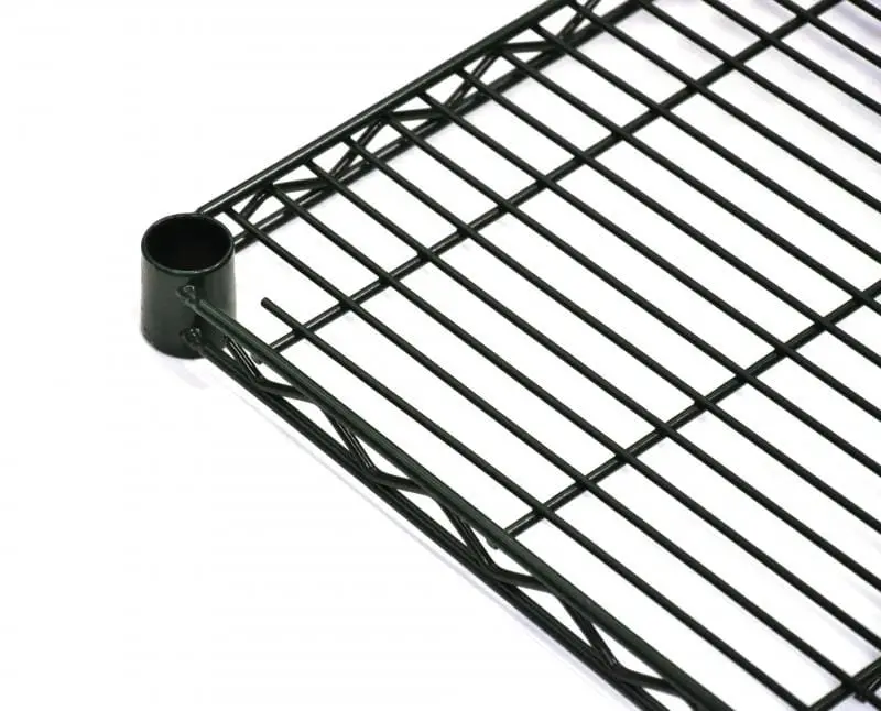 Omcan 21" × 42" Dark Green Epoxy Wire Shelf | Denson Cfe 1