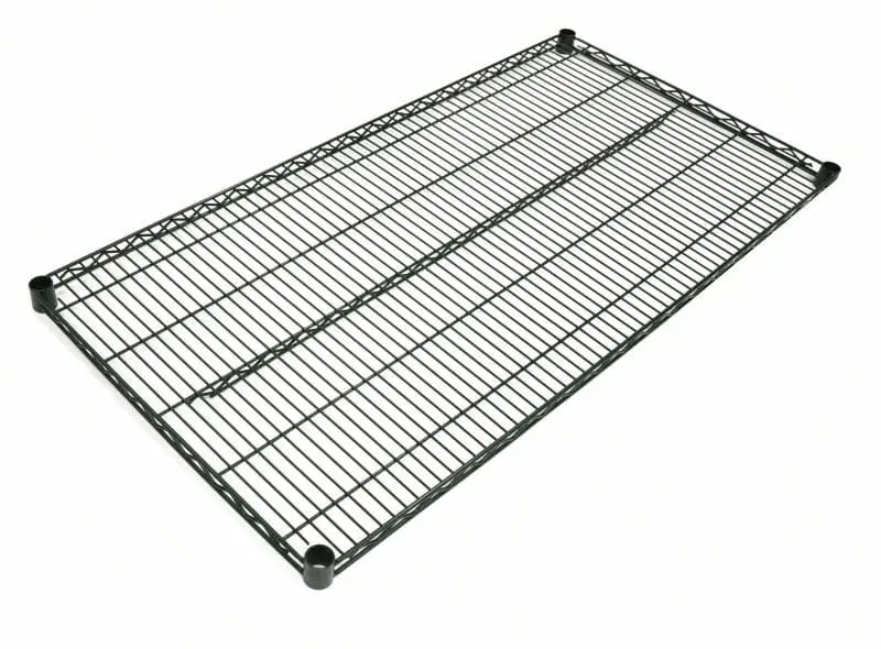 Omcan 21" × 72" Dark Green Epoxy Wire Shelf | Denson Cfe 1