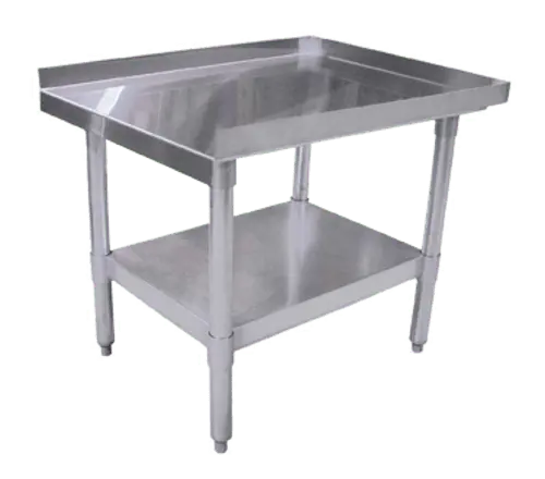 Omcan 22062 Stainless Steel Equipment Stand – 30" X 72", Galvanized Undershelf & Legs | Denson Cfe 1