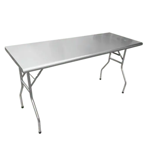 Omcan 41233 30" X 72" Stainless Steel Folding Table – Space-Saving Design | Denson Cfe 1