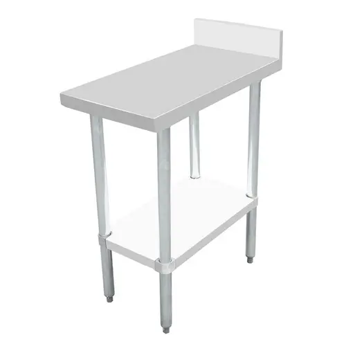 Omcan 46514 Slim-Fit 15" X 30" Stainless Steel Equipment Gap Filler Table | Denson Cfe 1