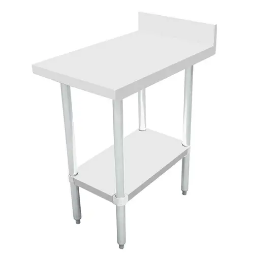 Omcan 46515 30" X 18" Stainless Steel Filler Table With 4" Backsplash | Denson Cfe 1