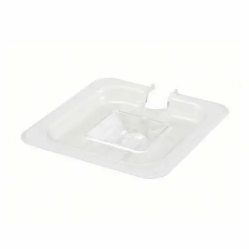 Omcan 80016 Clear Polycarbonate Slotted Cover For 1/6 Gn Food Pans | Denson Cfe 1