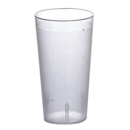 Omcan 80344 16 Oz Clear Pebbled Tumbler – Textured Grip, Shatter-Resistant | Denson Cfe 1