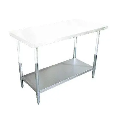 Omcan Adjustable Undershelf – 24" X 72" Compatible With Standard Work Tables (Models 22068 & 22083) | Denson Cfe 1