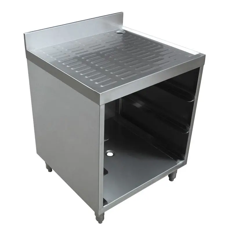 Omcan Corrugated-Top Stainless Steel Glass Rack Storage Unit – Nsf Certified | Denson Cfe 1