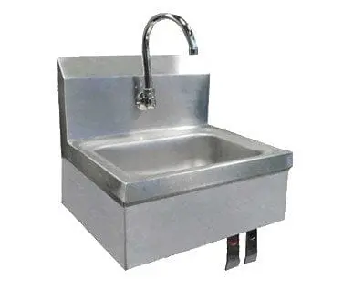 Omcan Hands-Free Knee-Operated Hand Sink – Commercial Grade | Denson Cfe 1