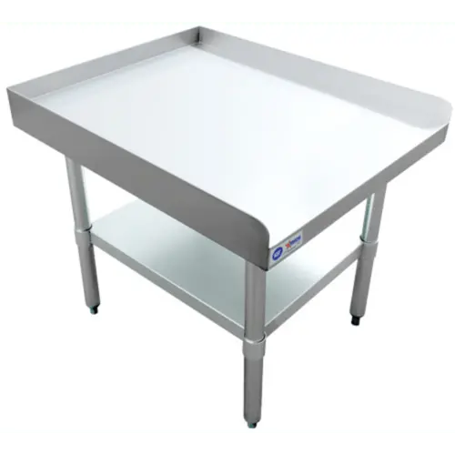 Omcan Stainless Steel Equipment Stand – 24" X 30", 2" Upturn Edge & Undershelf | Denson Cfe 1
