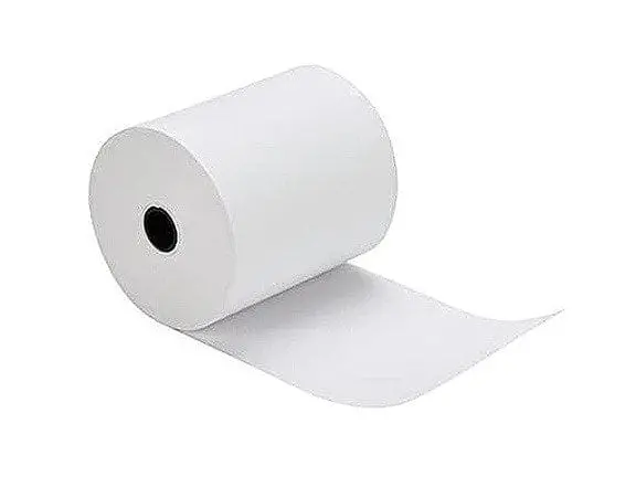 Orange Pos 0340-10009 Premium 2.25" × 1.5" Thermal Receipt Paper Rolls (60 Ft, 100/Roll Carton) | Denson Cfe 1