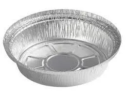 Pactiv Evergreen Y52730 7" Round Aluminum Food Container (250/Case) | Denson Cfe 1